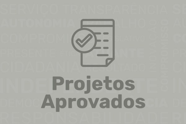 Confira os cinco últimos Projetos de Lei aprovados pela Câmara Câmara