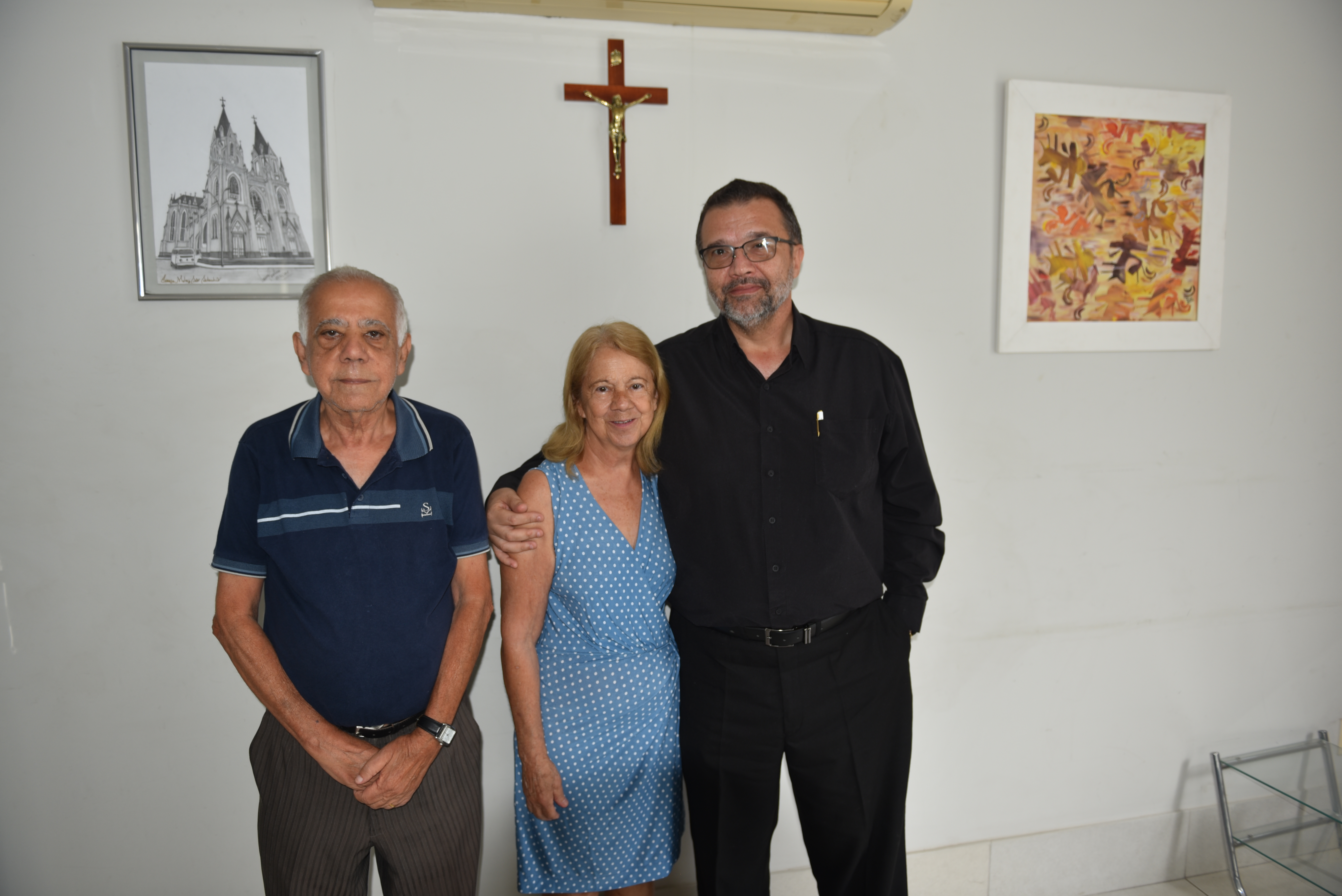 Drª Glorinha, Dr. Wellerson e Dr. Francisco