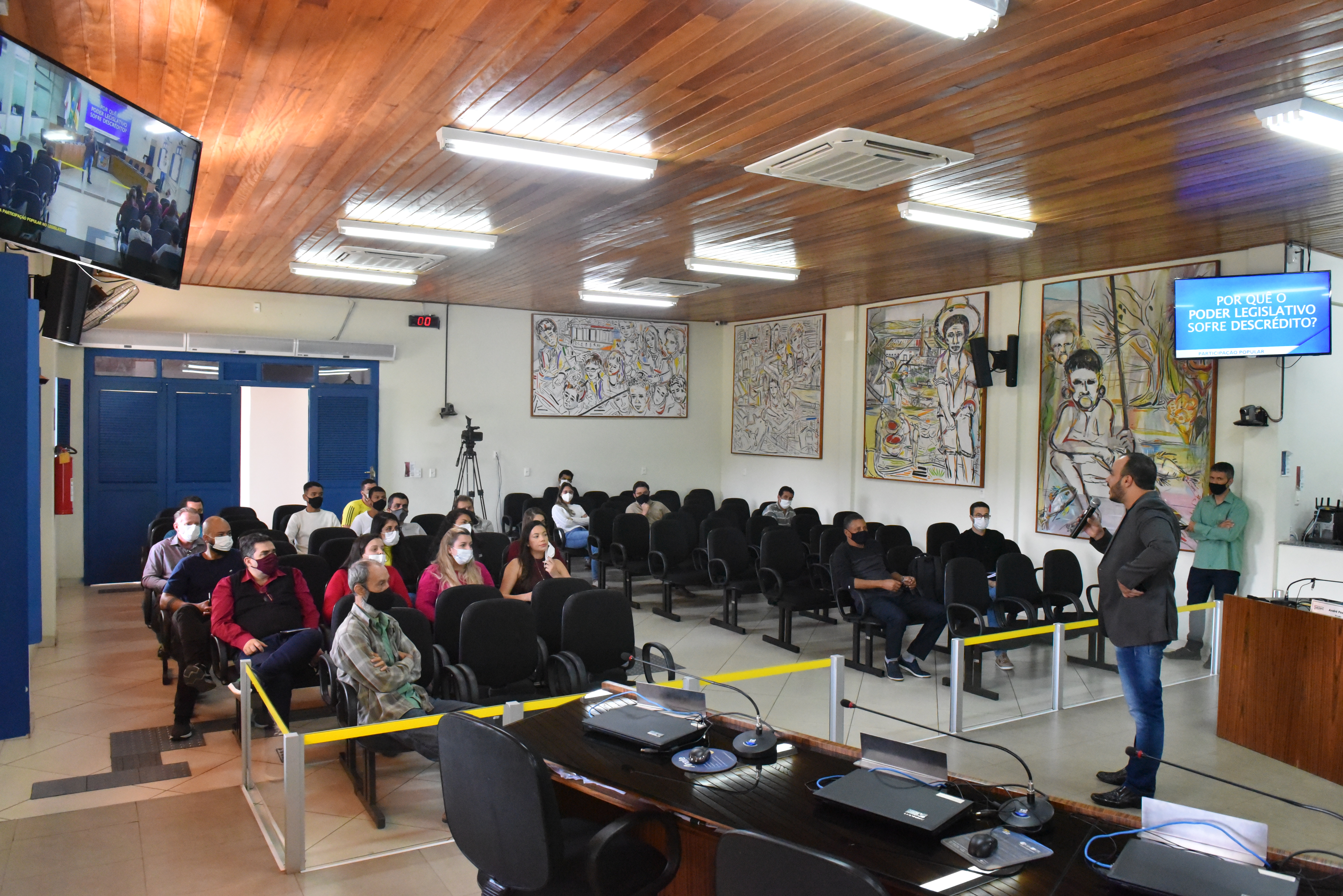 Câmara realiza palestra sobre a participação popular no Poder Legislativo