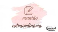 Câmara realiza reunião extraordinária nesta quarta-feira (18)