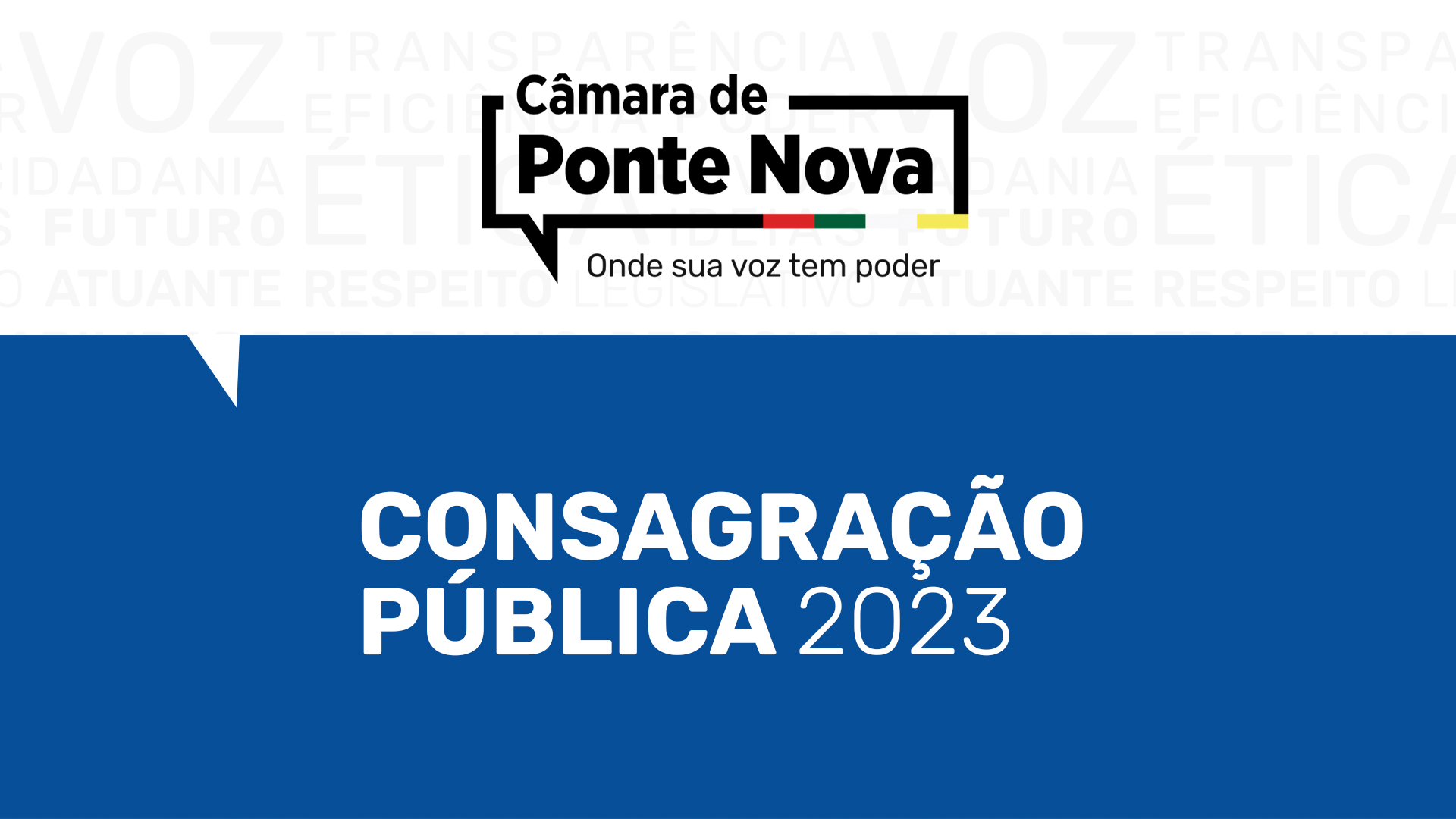 Câmara realiza Sessão Solene de Consagração Pública nesta sexta (19)  