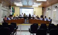 Câmara recebe visita de estudantes da Escola Estadual Carlos Trivellato