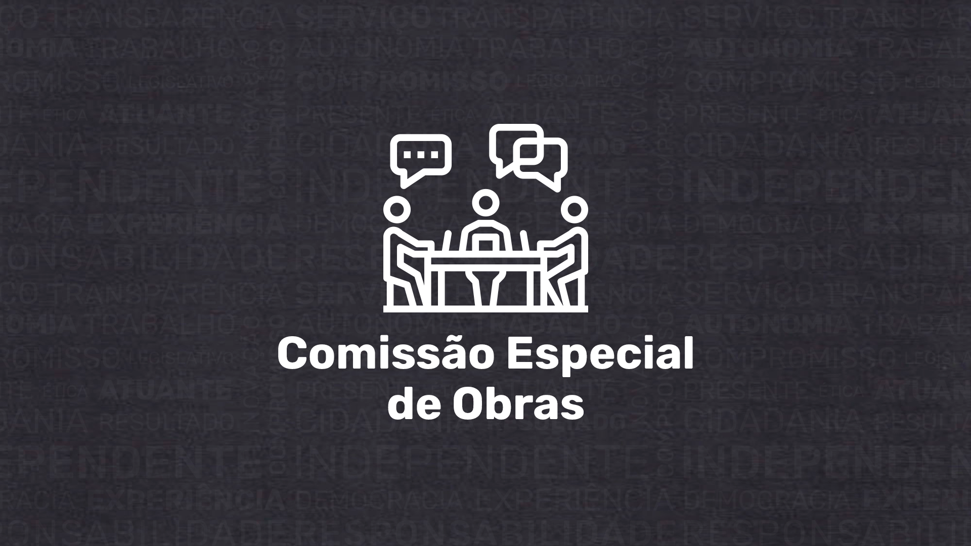 Comissão Especial de Obras tem membros definidos e reunião nesta quarta (15)