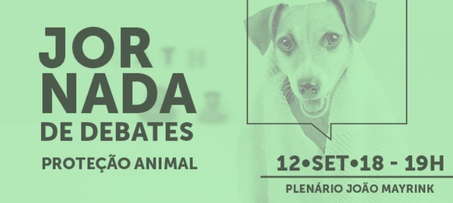 Jornada de Debates abordará “proteção animal” no próximo dia 12