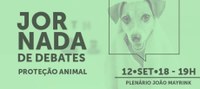 Jornada de Debates abordará “proteção animal” no próximo dia 12