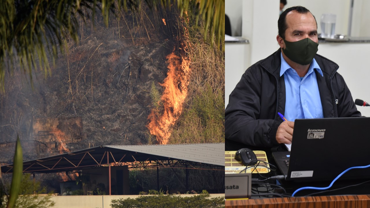 Ocorrências de incêndios em Ponte Nova preocupam o vereador André Pessata