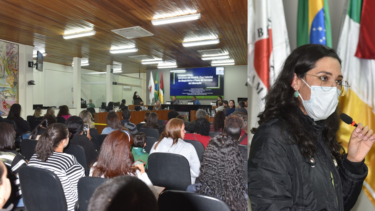 Professores ocupam o plenário da Câmara na luta por melhorias em piso salarial e plano de carreira