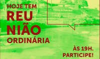 Programação da Reunião Ordinária da Câmara de Ponte Nova dia 04/02/2019