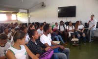 Realizada mobilização dos alunos das escolas que aderiram ao Parlamento Jovem