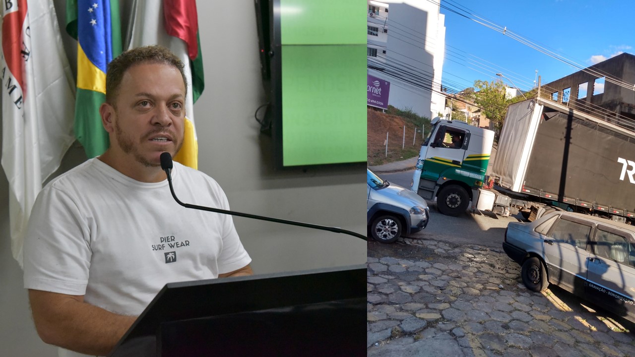 Vereador denuncia tráfego de carretas no Morro do Pau-d’alho