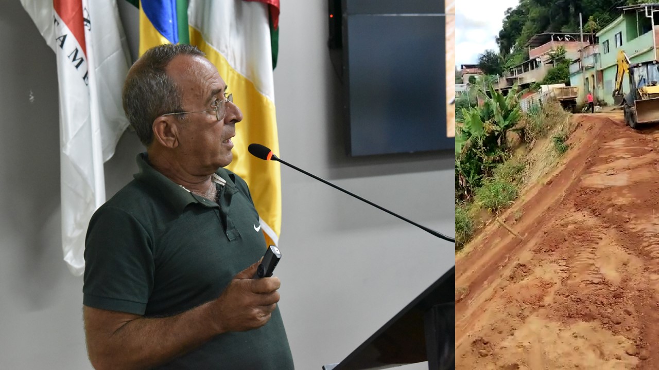 Vereador destaca retomada de obras na rua Bom Jesus