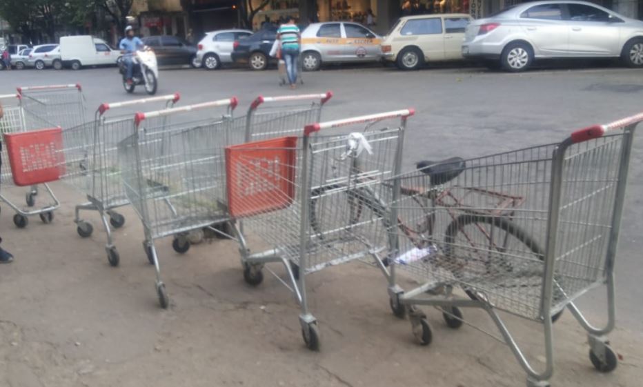 Vereador Ferrugem pede providências quanto aos carrinhos de compras em passeio público