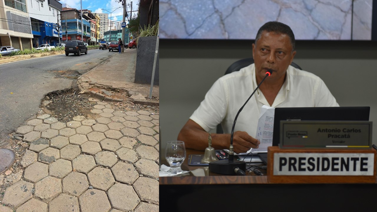 Vereador reitera pedido de reparo na avenida Francisco Vieira Martins