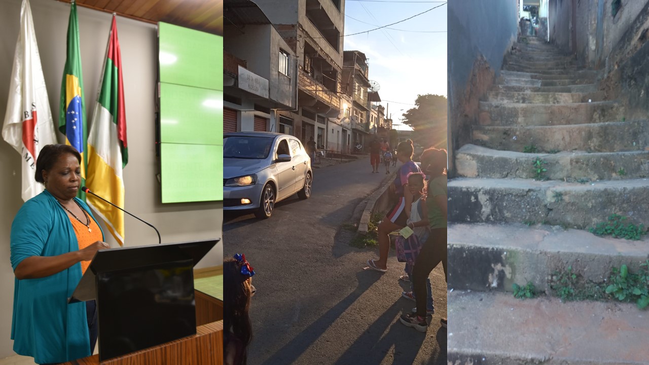 Vereadora pede melhorias no Triângulo Novo e faixa de pedestres no bairro de Fátima